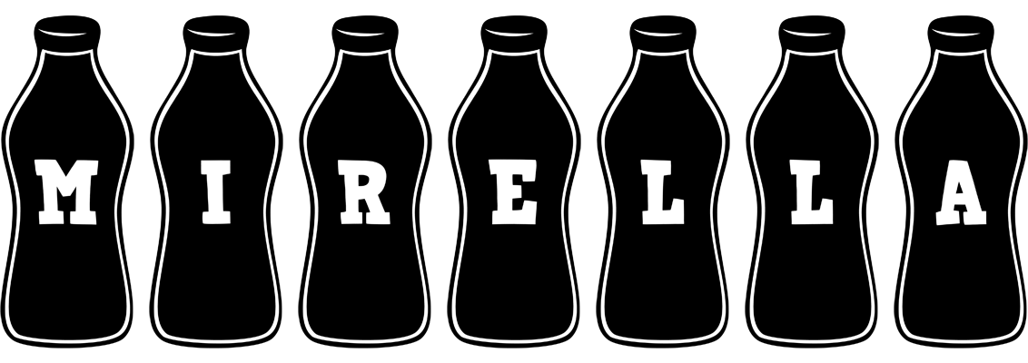 Mirella bottle logo