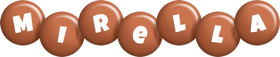 Mirella candy-brown logo