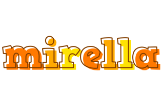 Mirella desert logo