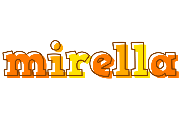 Mirella desert logo