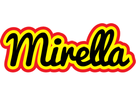 Mirella flaming logo