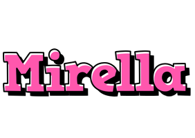 Mirella girlish logo