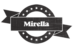 Mirella grunge logo