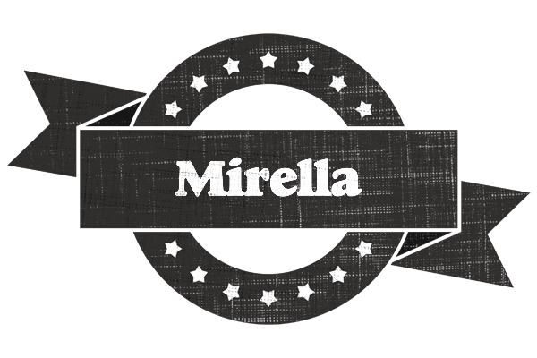 Mirella grunge logo