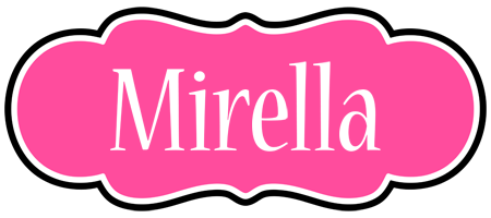 Mirella invitation logo