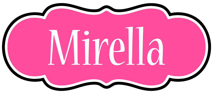 Mirella invitation logo