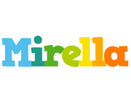 Mirella rainbows logo