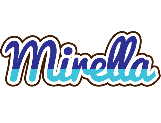 Mirella raining logo