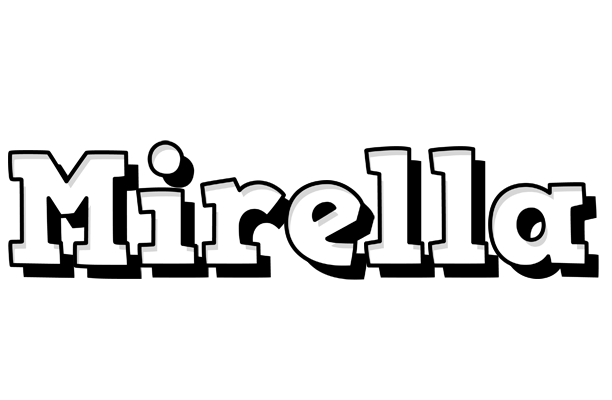 Mirella snowing logo