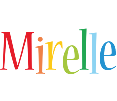 Mirelle birthday logo