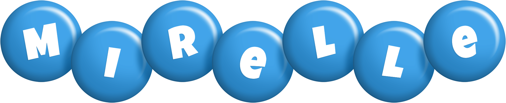 Mirelle candy-blue logo