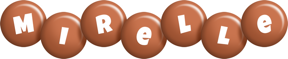 Mirelle candy-brown logo