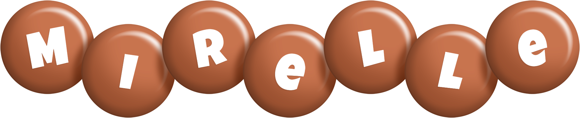 Mirelle candy-brown logo