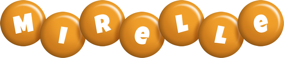 Mirelle candy-orange logo