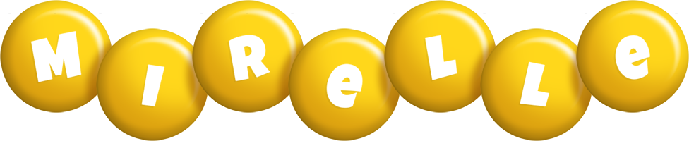 Mirelle candy-yellow logo