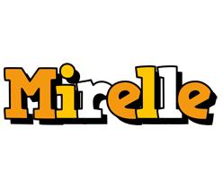 Mirelle cartoon logo
