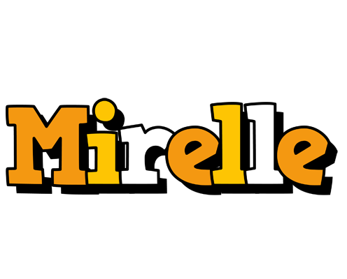 Mirelle cartoon logo