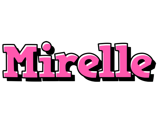 Mirelle girlish logo