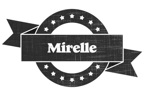 Mirelle grunge logo