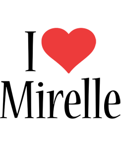 Mirelle i-love logo