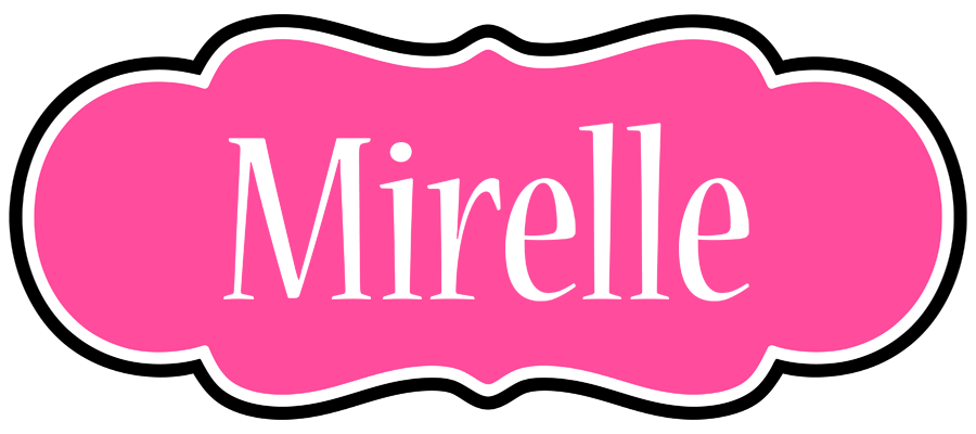 Mirelle invitation logo