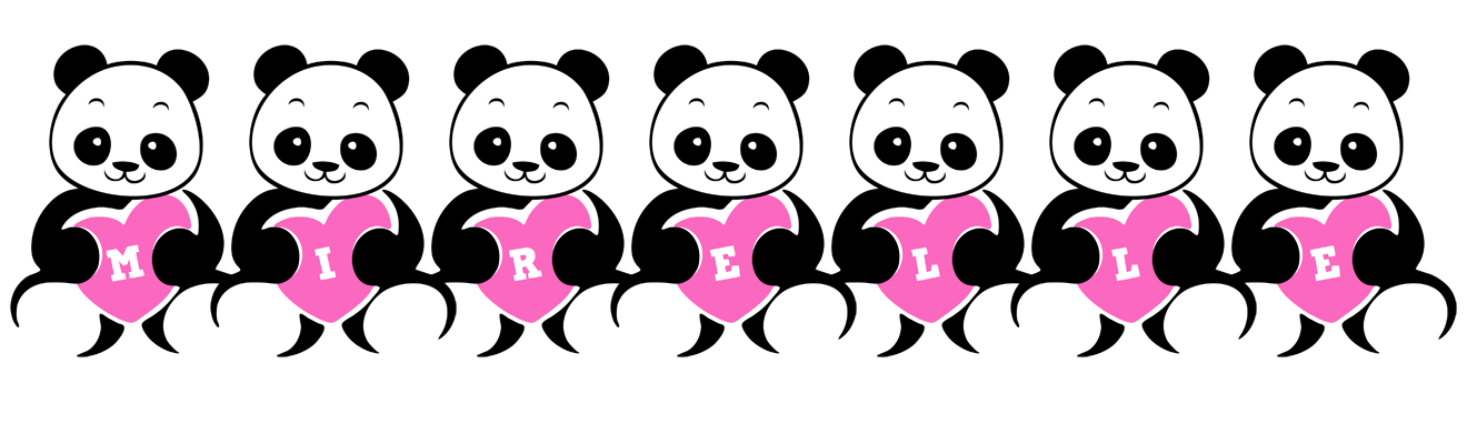 Mirelle love-panda logo