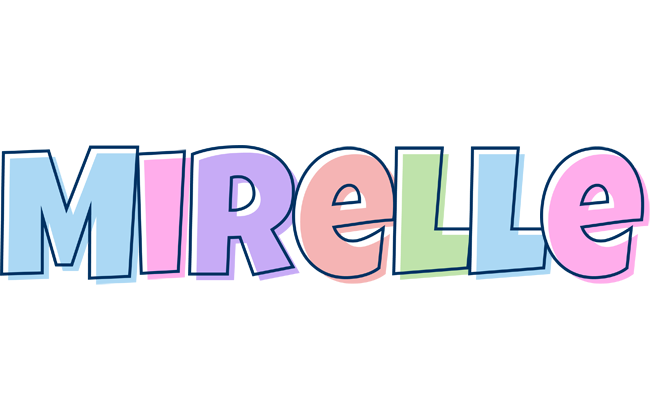 Mirelle pastel logo