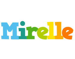 Mirelle rainbows logo