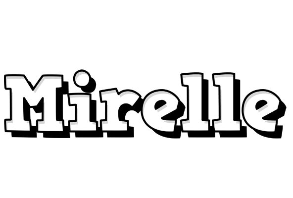 Mirelle snowing logo