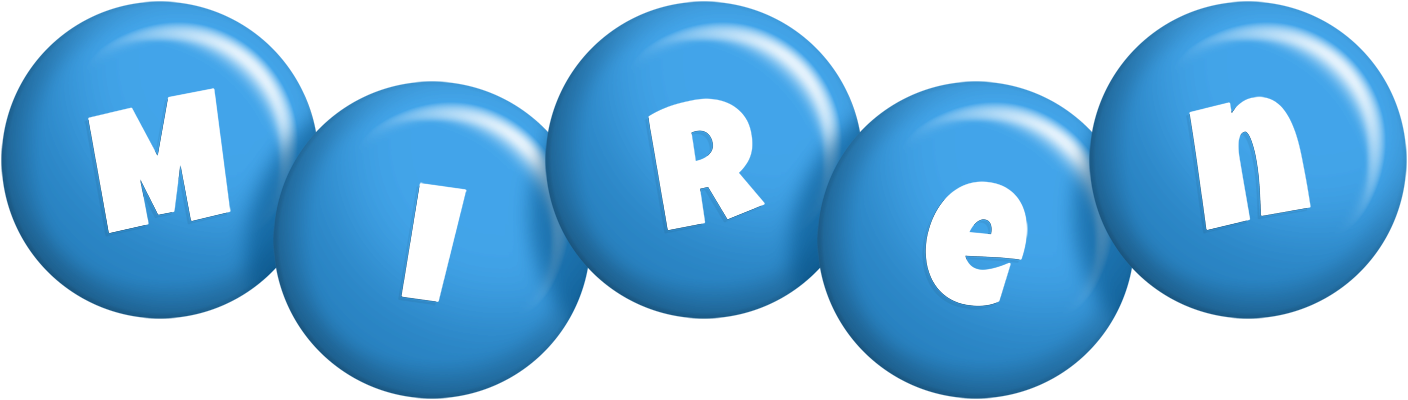 Miren candy-blue logo