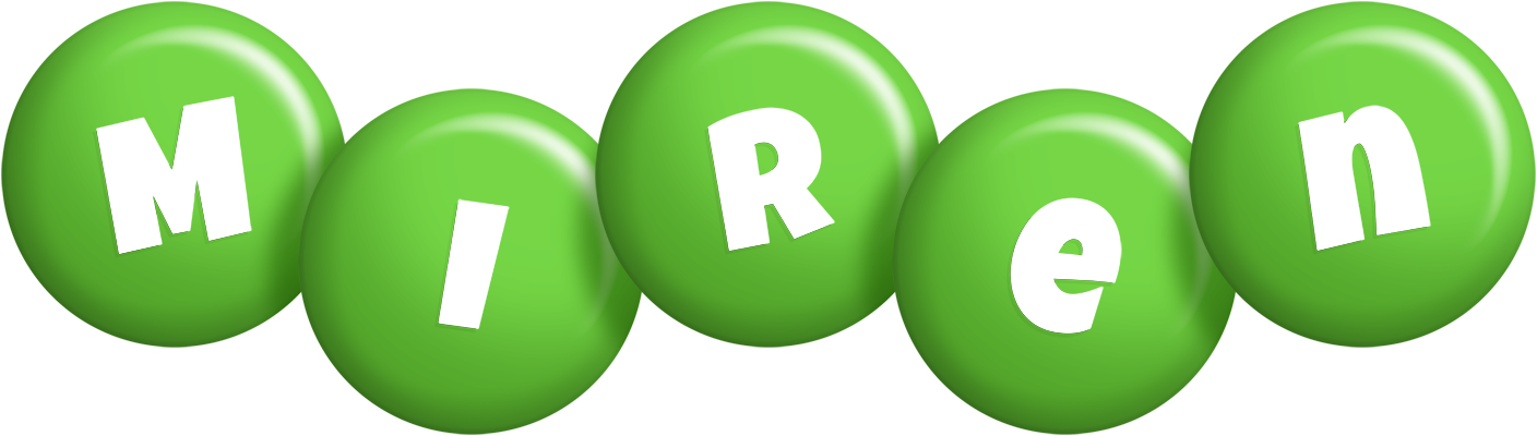 Miren candy-green logo