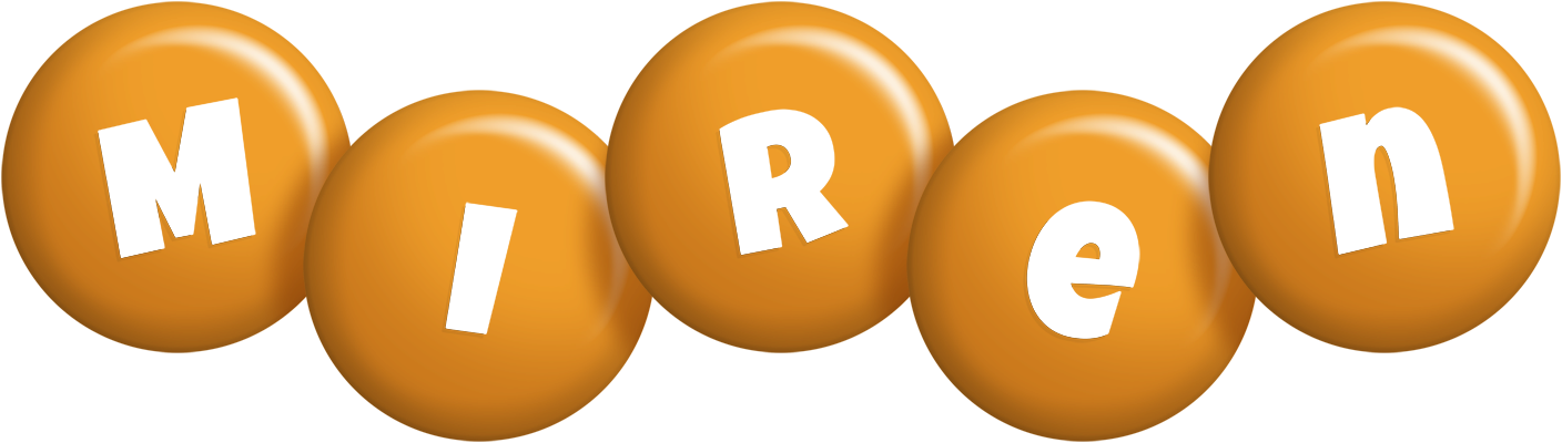 Miren candy-orange logo
