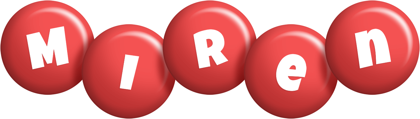 Miren candy-red logo