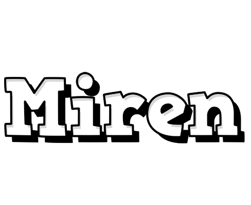 Miren snowing logo