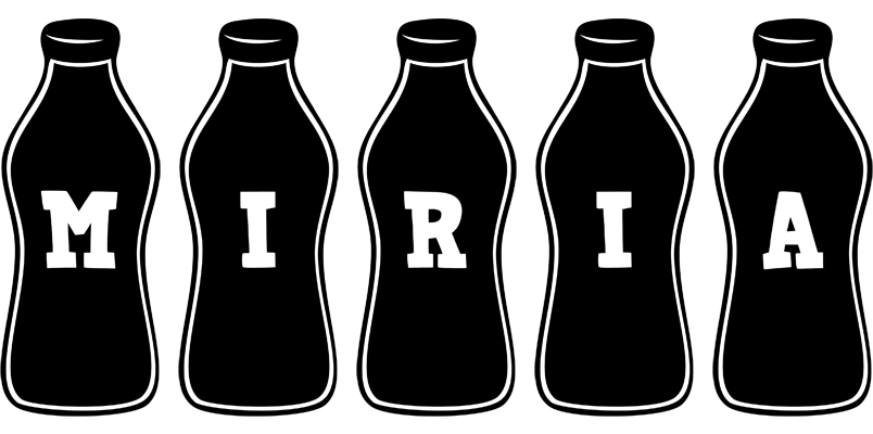 Miria bottle logo