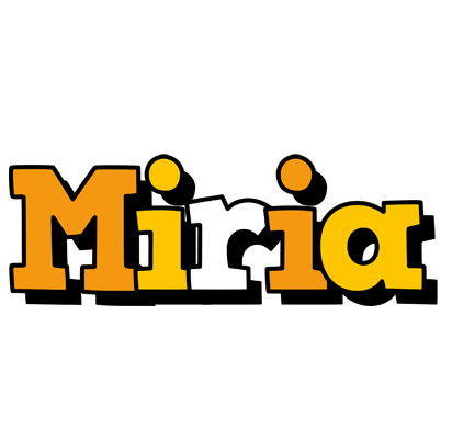 Miria cartoon logo