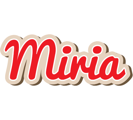 Miria chocolate logo