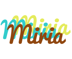 Miria cupcake logo