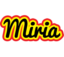 Miria flaming logo