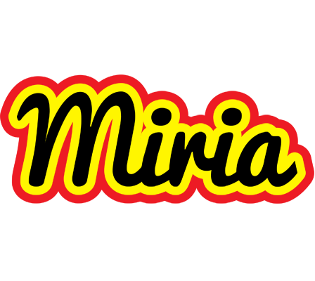 Miria flaming logo