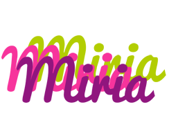 Miria flowers logo