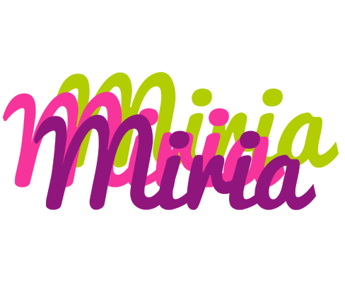 Miria flowers logo