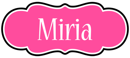 Miria invitation logo