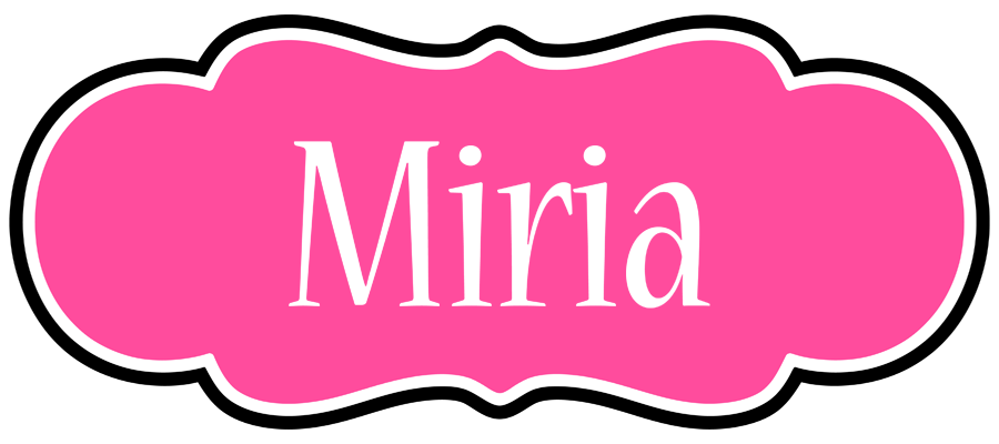 Miria invitation logo