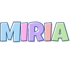 Miria pastel logo