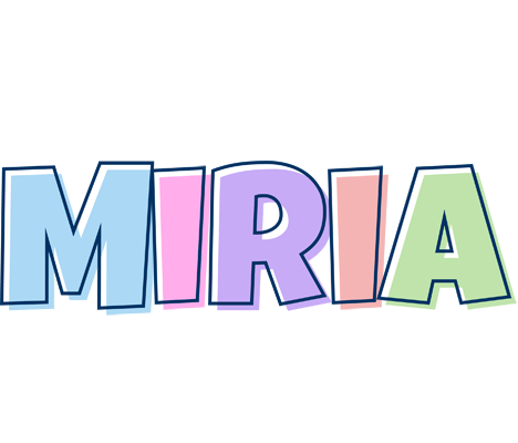 Miria pastel logo