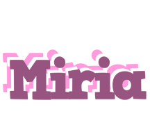 Miria relaxing logo