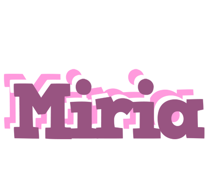 Miria relaxing logo