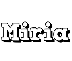 Miria snowing logo