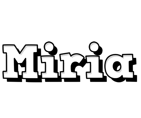 Miria snowing logo